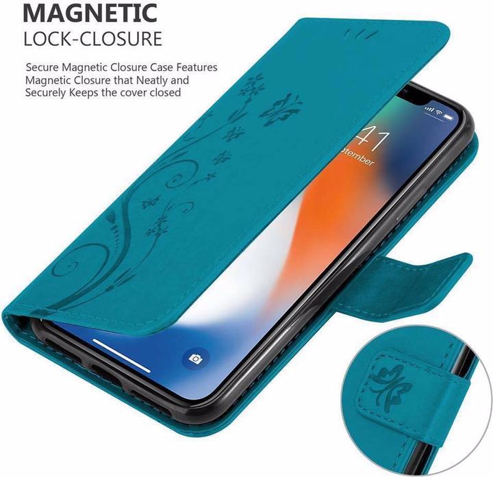 Image du produit Cadorabo Couverture du livre de fleurs (Apple iPhone XS Max)