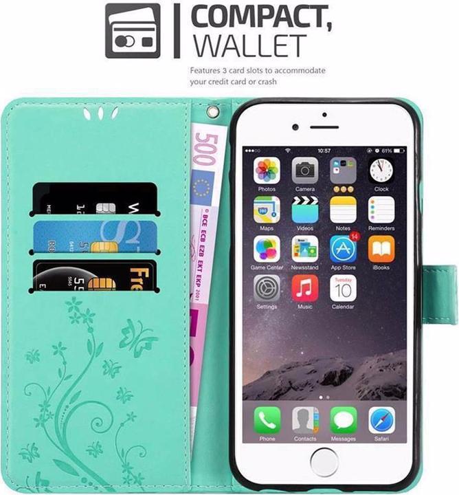 Image du produit Cadorabo Couverture du livre de fleurs (Apple iPhone 6)