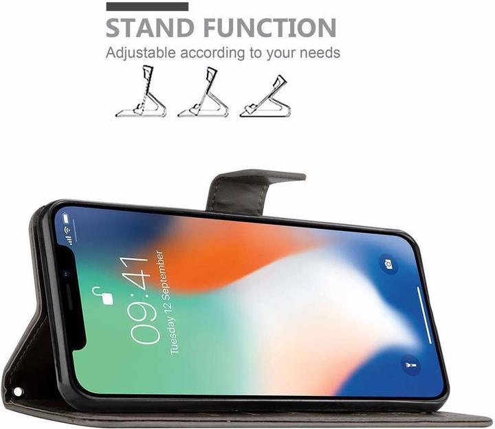 Actual product image Cadorabo Flower Book Cover (Apple iPhone XS Max)