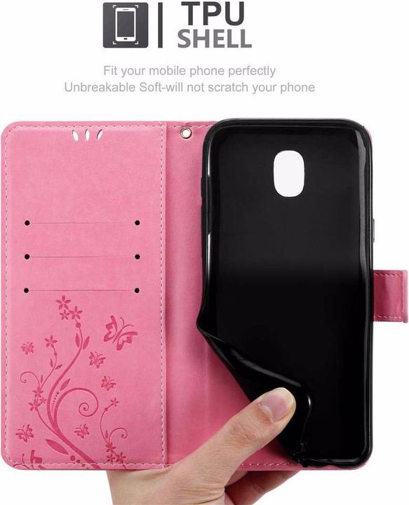Productafbeelding Cadorabo Bloemen Boekomslag (Samsung Galaxy J5 (2017))