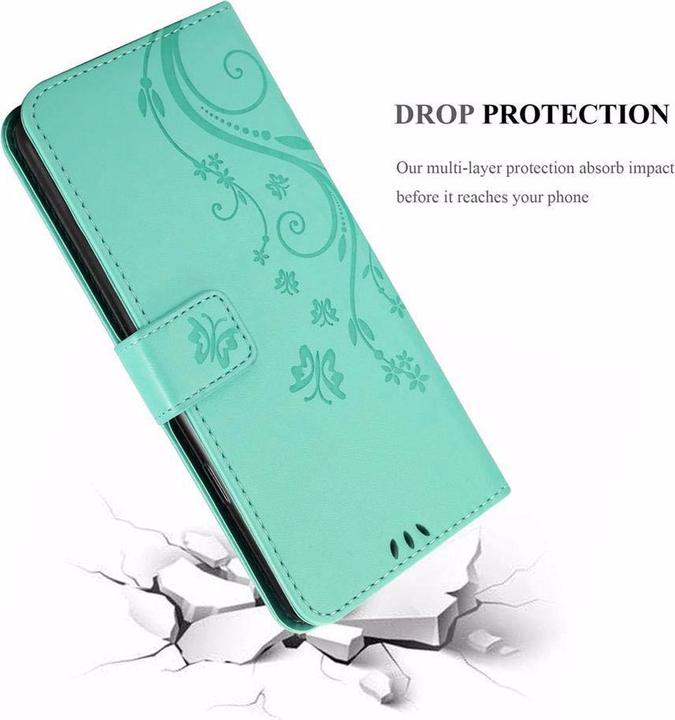 Actual product image Cadorabo Flower Book Cover (Apple iPhone XS Max)