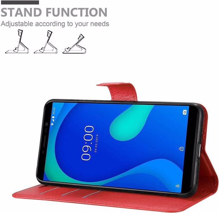 Produktbild Cadorabo Book mit Standfunktion Cover (Wiko Y80)