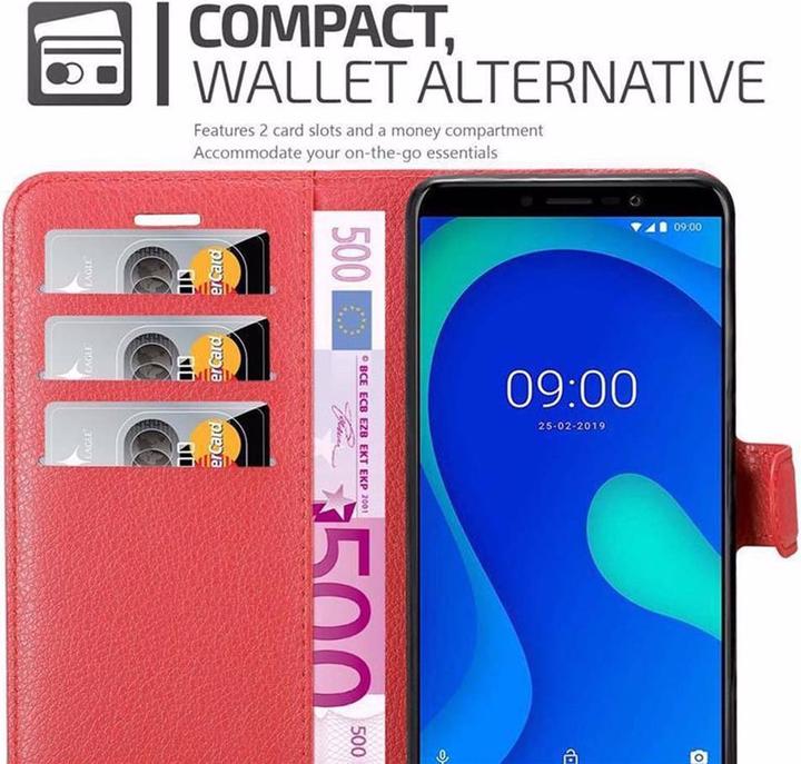 Produktbild Cadorabo Book mit Standfunktion Cover (Wiko Y80)
