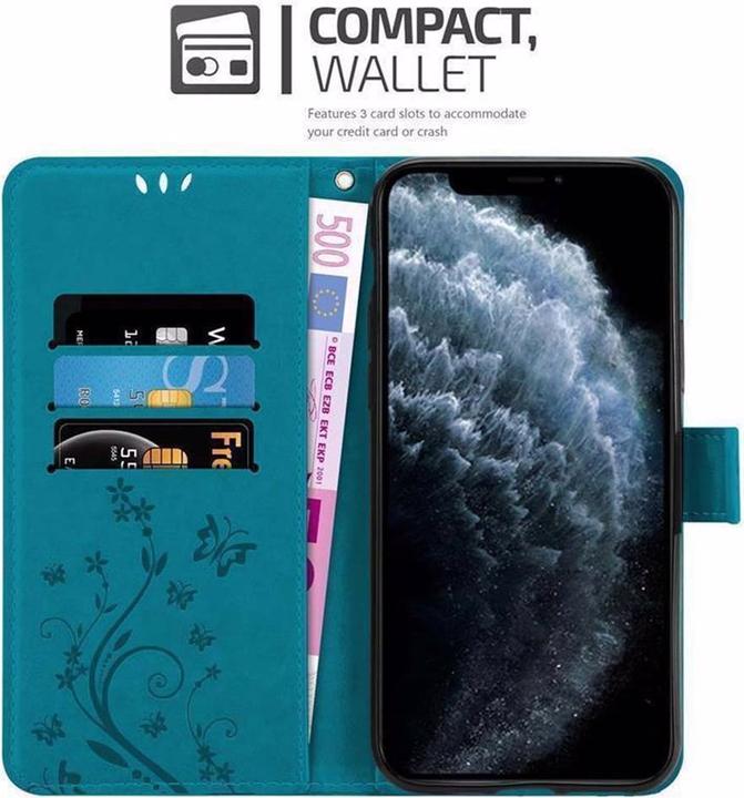 Image du produit Cadorabo Couverture du livre de fleurs (Apple iPhone 11)