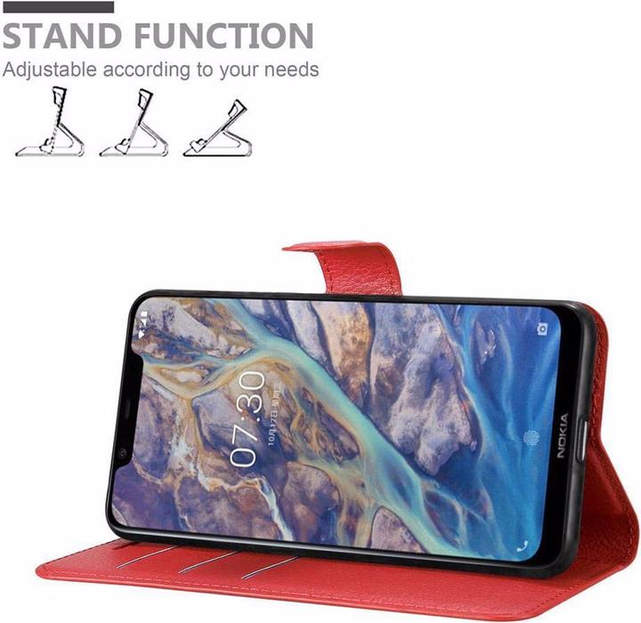 Produktbild Cadorabo Book mit Standfunktion Cover (Nokia 7.1 Plus)
