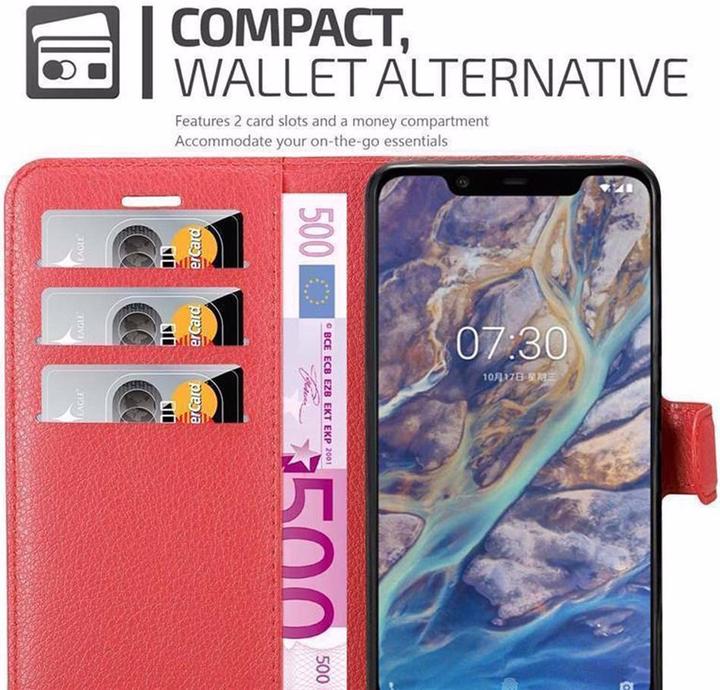 Produktbild Cadorabo Book mit Standfunktion Cover (Nokia 7.1 Plus)