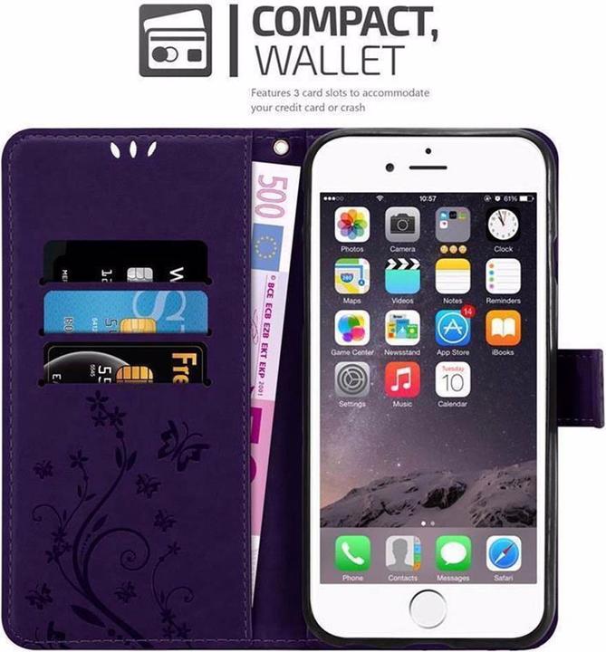 Image du produit Cadorabo Couverture du livre de fleurs (Apple iPhone 6)