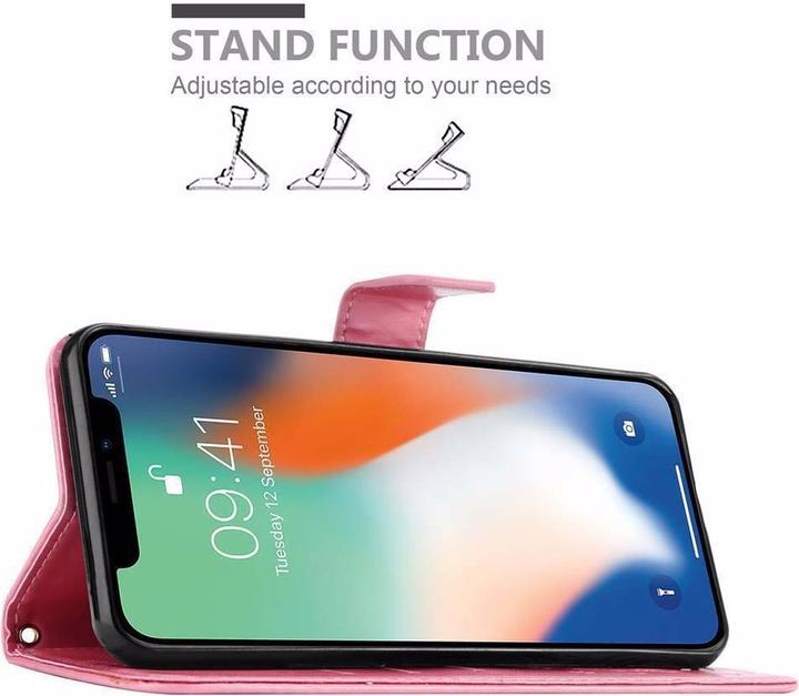 Actual product image Cadorabo Flower Book Cover (Apple iPhone XS)