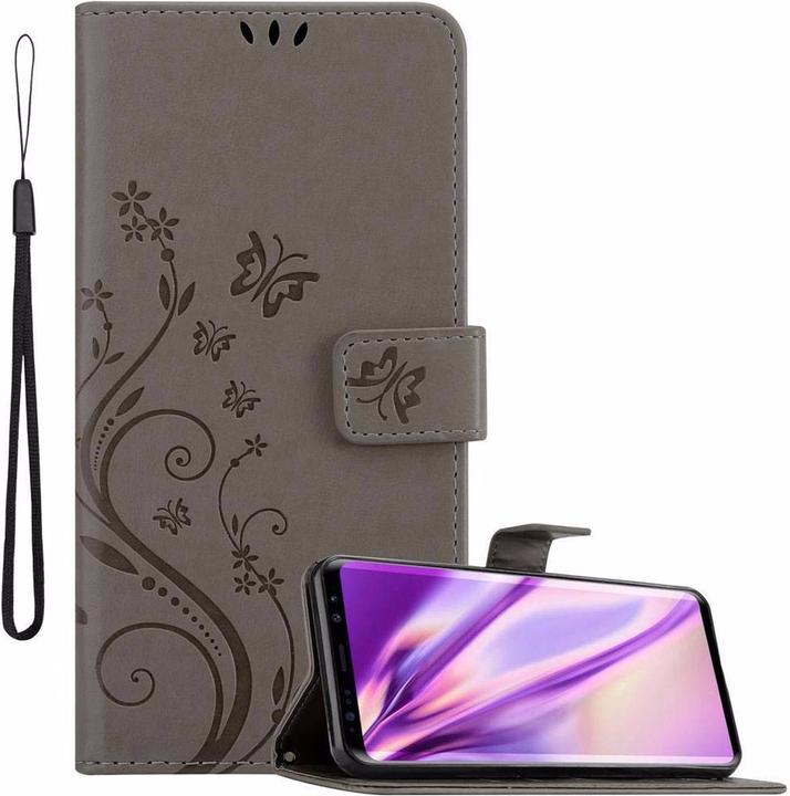 Actual product image Cadorabo Flower Book Cover (Samsung Galaxy S9)