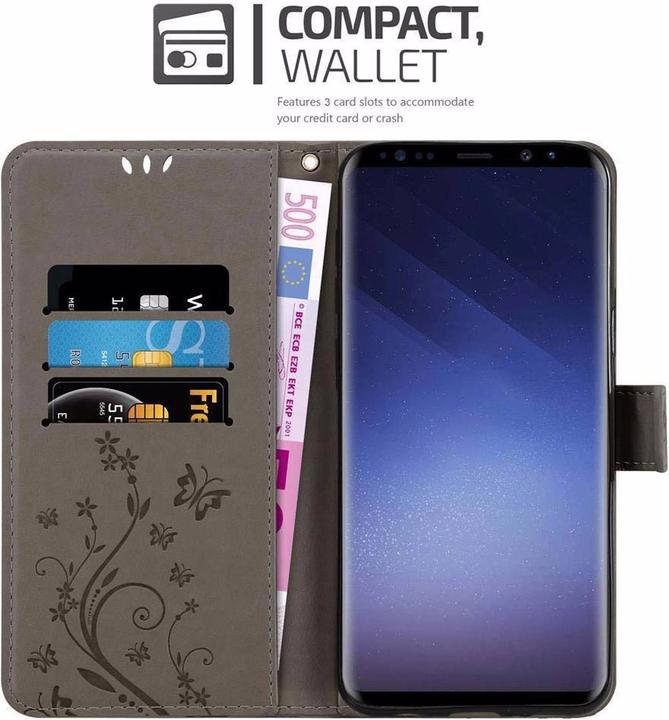 Actual product image Cadorabo Flower Book Cover (Samsung Galaxy S9)