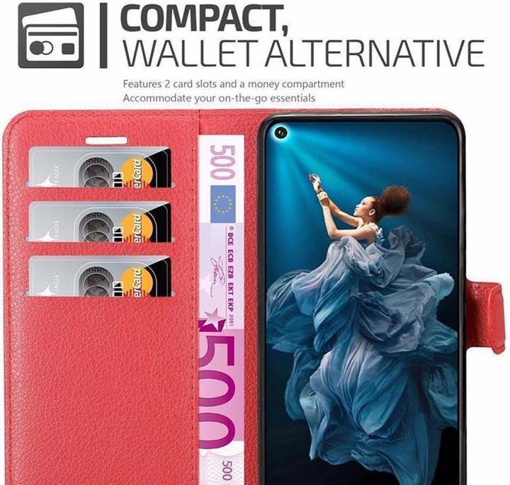 Actual product image Cadorabo Book with stand function cover (Huawei Nova 5T)