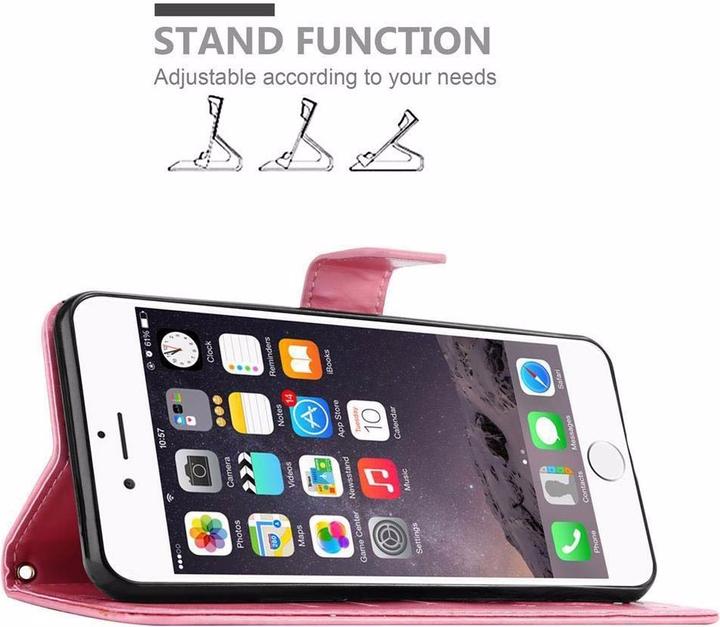 Actual product image Cadorabo Flower Book Cover (Apple iPhone 6, Apple iPhone 6s)