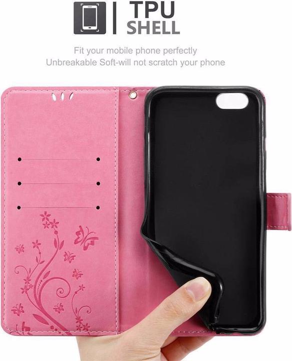 Actual product image Cadorabo Flower Book Cover (Apple iPhone 6, Apple iPhone 6s)