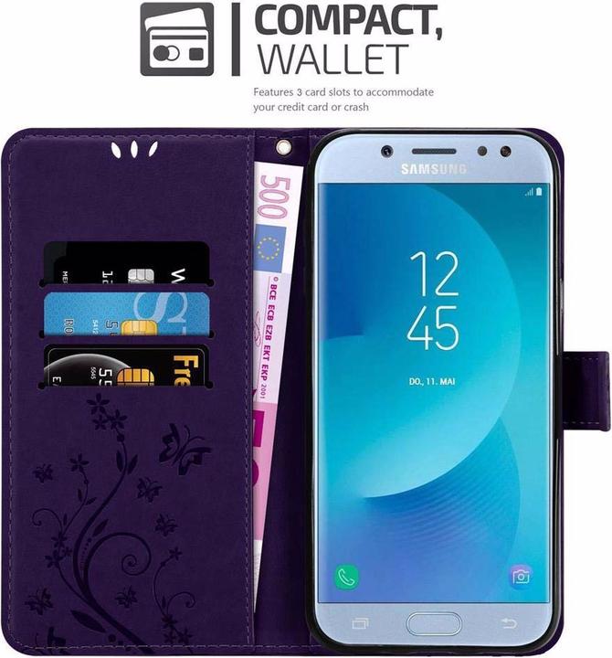 Image du produit Cadorabo Couverture du livre de fleurs (Samsung Galaxy J5 (2017))