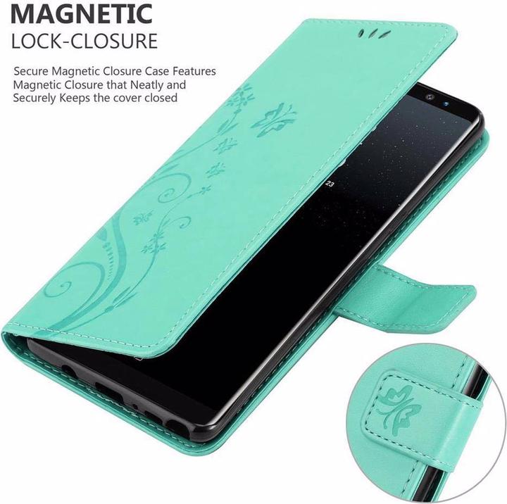 Produktbild Cadorabo Flower Book Cover (Samsung Galaxy Note 8)