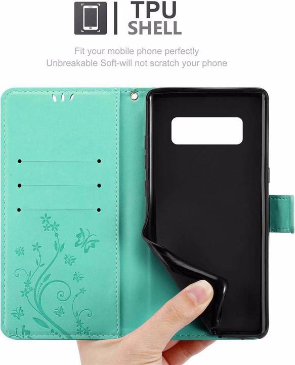 Produktbild Cadorabo Flower Book Cover (Samsung Galaxy Note 8)