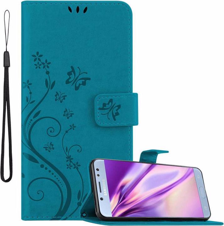 Actual product image Cadorabo Flower Book Cover (Samsung Galaxy J5 (2017))