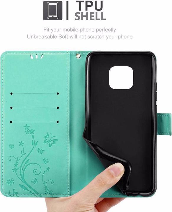 Actual product image Cadorabo Flower Book Cover (Mate 20 Pro)