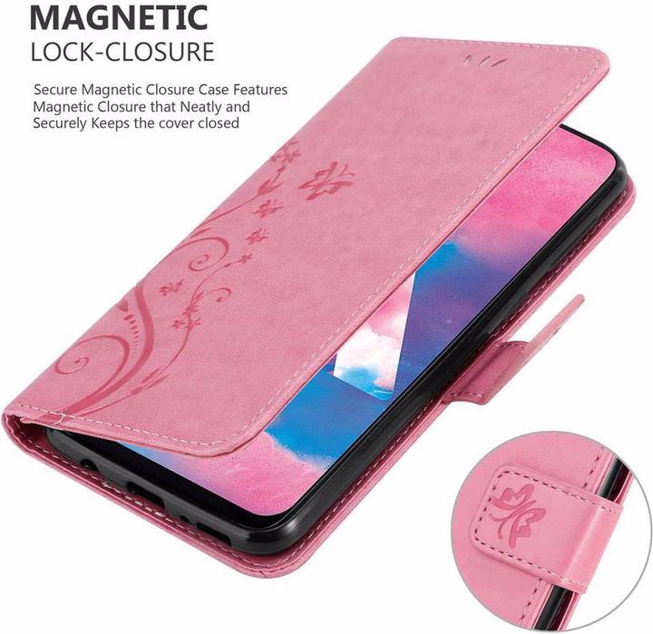 Produktbild Cadorabo Flower Book Cover (Samsung Galaxy M30)