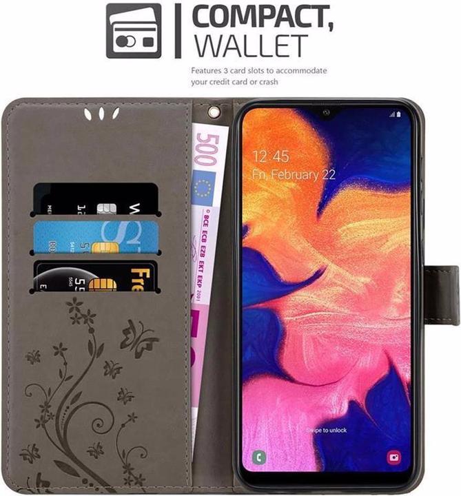 Image du produit Cadorabo Couverture du livre de fleurs (Samsung Galaxy A10, HTC One M10)