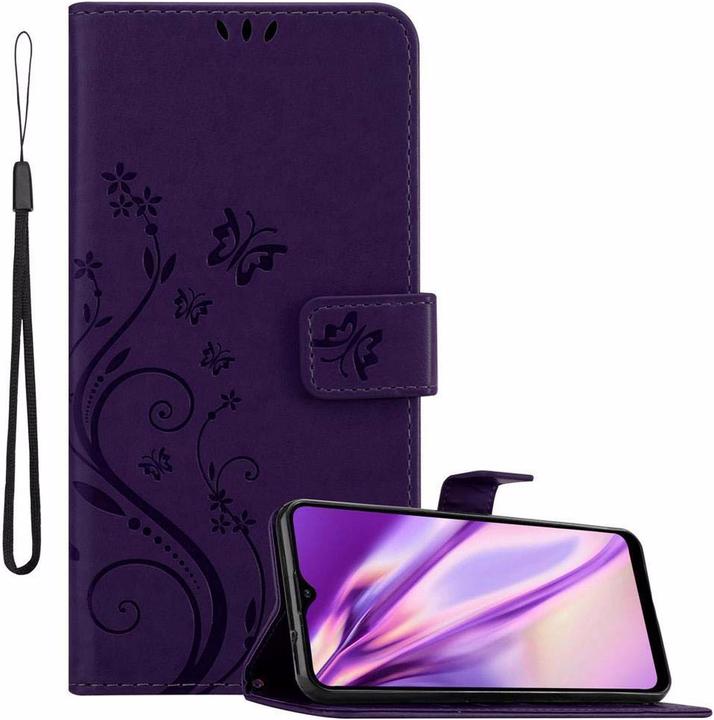 Actual product image Cadorabo Flower Book Cover (Samsung Galaxy A20s)