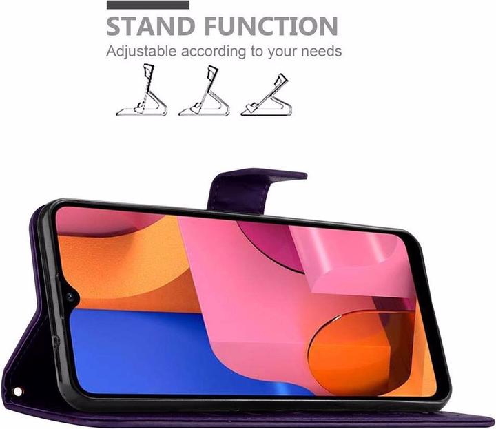Actual product image Cadorabo Flower Book Cover (Samsung Galaxy A20s)