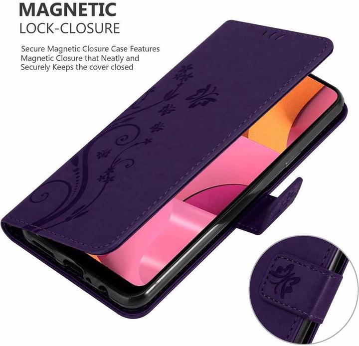 Actual product image Cadorabo Flower Book Cover (Samsung Galaxy A20s)