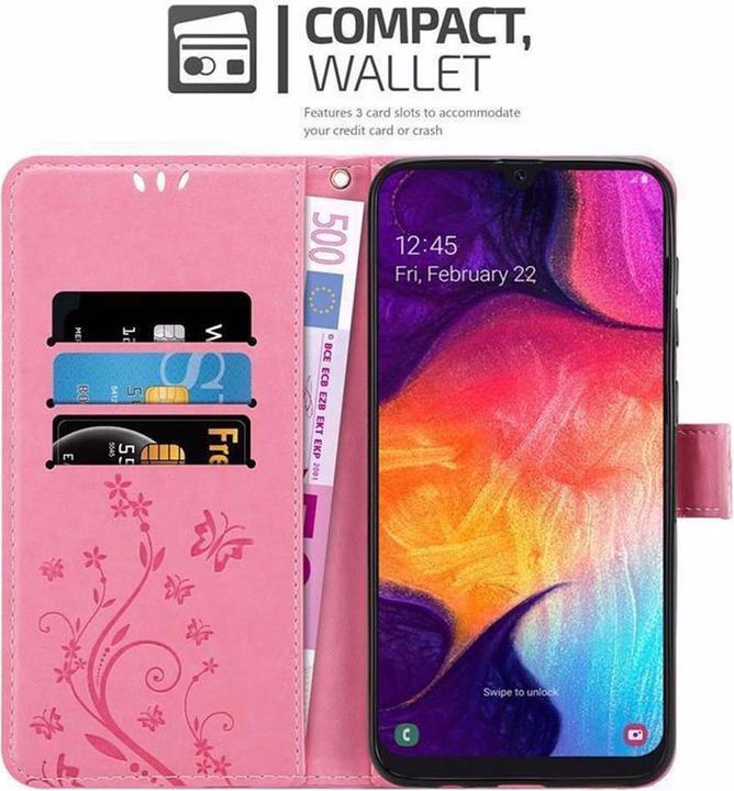Actual product image Cadorabo Flower Book Cover (Samsung Galaxy A30s, Samsung Galaxy A50s)
