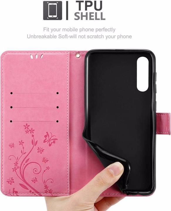 Actual product image Cadorabo Flower Book Cover (Samsung Galaxy A30s, Samsung Galaxy A50s)