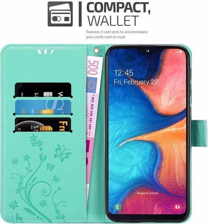 Actual product image Cadorabo Flower Book Cover (Samsung Galaxy A10e)