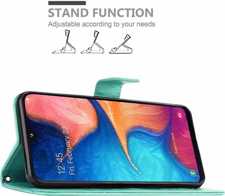 Actual product image Cadorabo Flower Book Cover (Samsung Galaxy A10e)