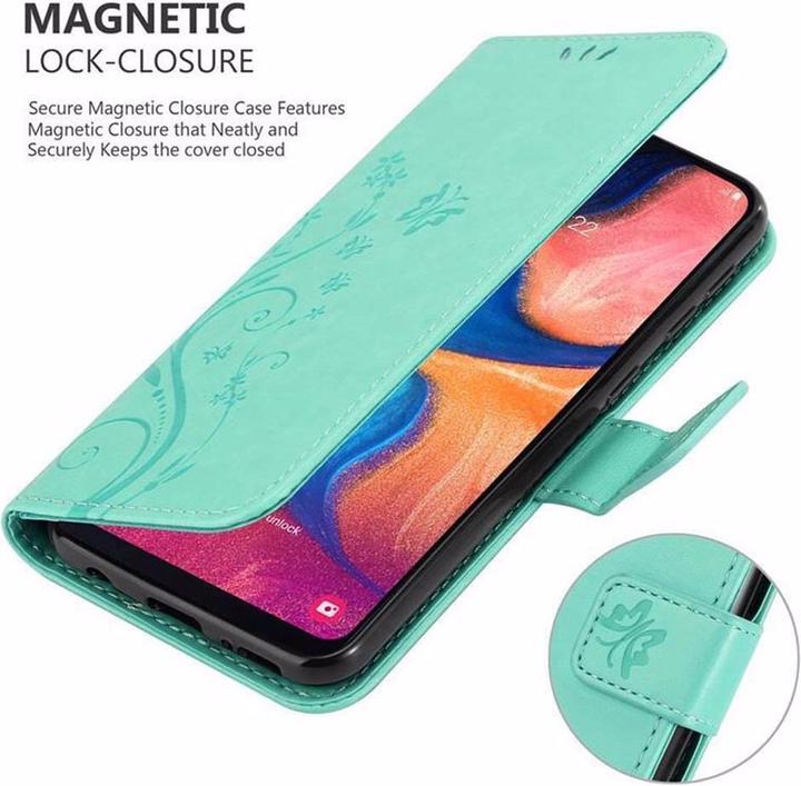Actual product image Cadorabo Flower Book Cover (Samsung Galaxy A10e)