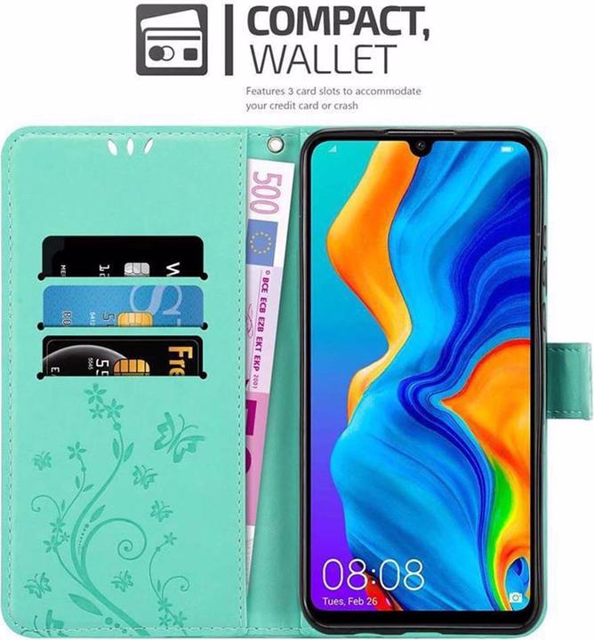 Actual product image Cadorabo Flower Book Cover (Huawei P30 Lite)