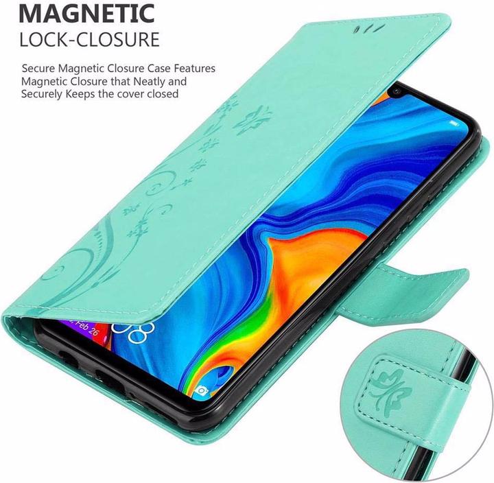 Actual product image Cadorabo Flower Book Cover (Huawei P30 Lite)