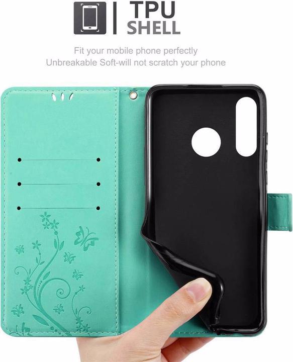 Actual product image Cadorabo Flower Book Cover (Huawei P30 Lite)