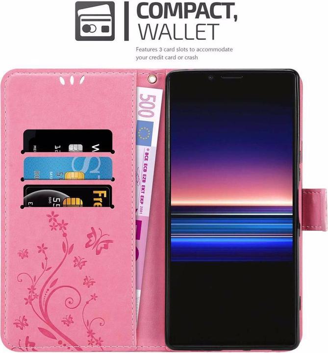 Image du produit Cadorabo Couverture du livre de fleurs (Sony Xperia 1, Sony Xperia XZ4)