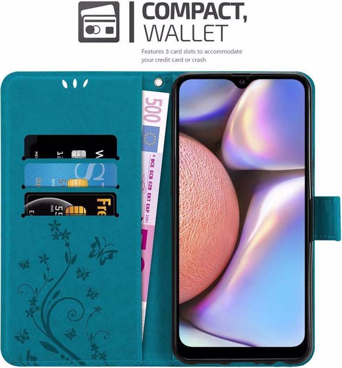 Actual product image Cadorabo Flower Book Cover (Samsung Galaxy A10s)