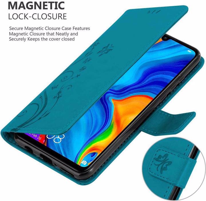 Actual product image Cadorabo Flower Book Cover (Huawei P30 Lite)