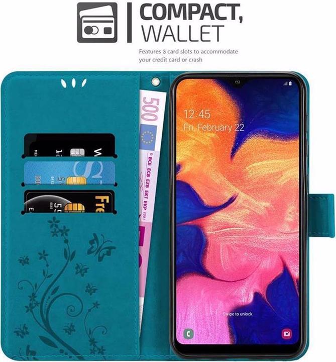 Produktbild Cadorabo Flower Book Cover (Samsung Galaxy A10, HTC One M10)