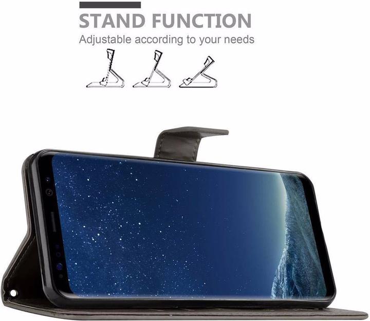 Produktbild Cadorabo Flower Book Cover (Samsung Galaxy S8+)