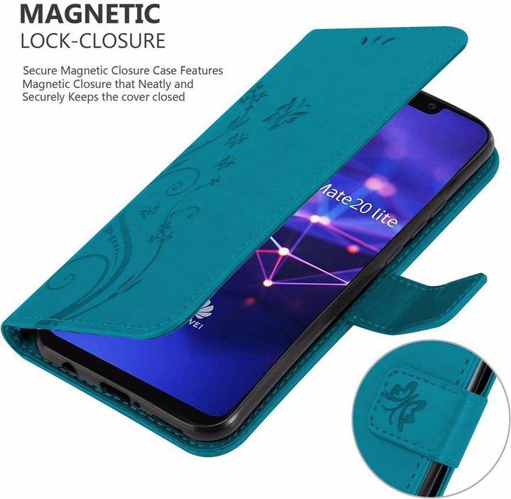Actual product image Cadorabo Flower Book Cover (Mate 20 Lite)