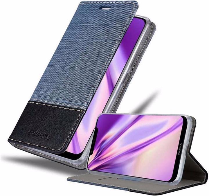 Actual product image Cadorabo Book Jeans Optics Cover (Nokia 7.1 Plus)