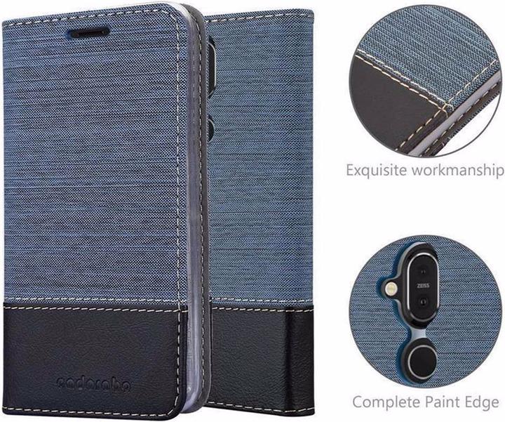 Actual product image Cadorabo Book Jeans Optics Cover (Nokia 7.1 Plus)
