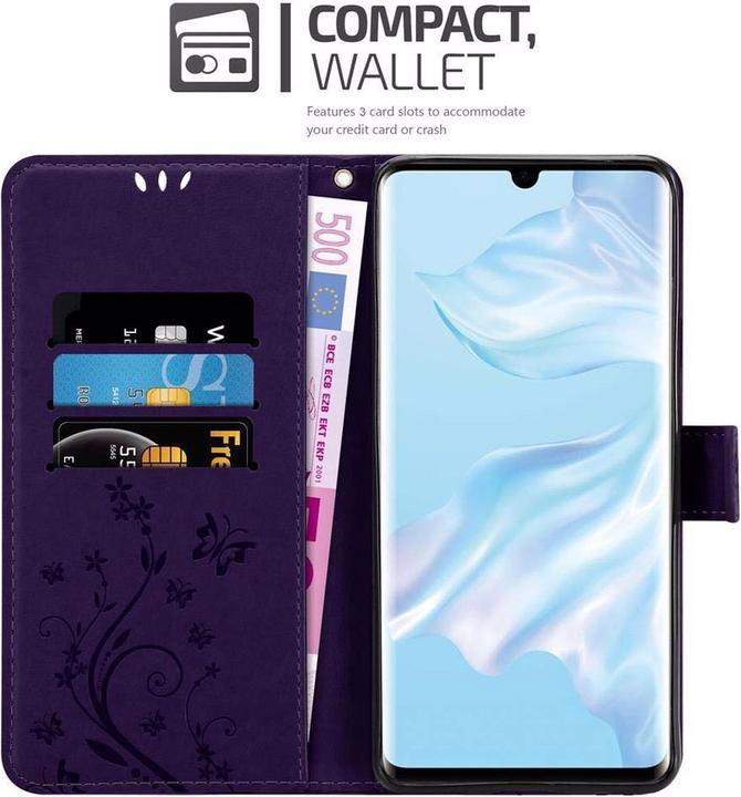 Actual product image Cadorabo Flower Book Cover (Huawei P30 Pro)