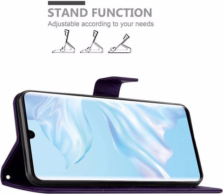 Actual product image Cadorabo Flower Book Cover (Huawei P30 Pro)