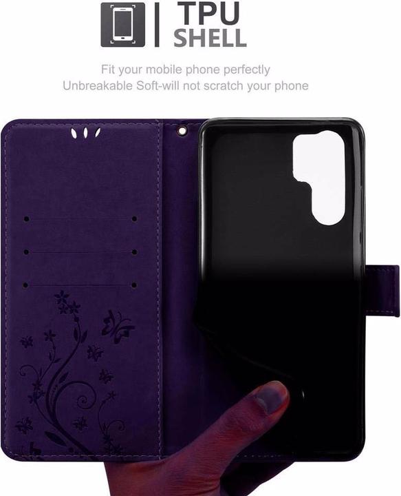 Actual product image Cadorabo Flower Book Cover (Huawei P30 Pro)
