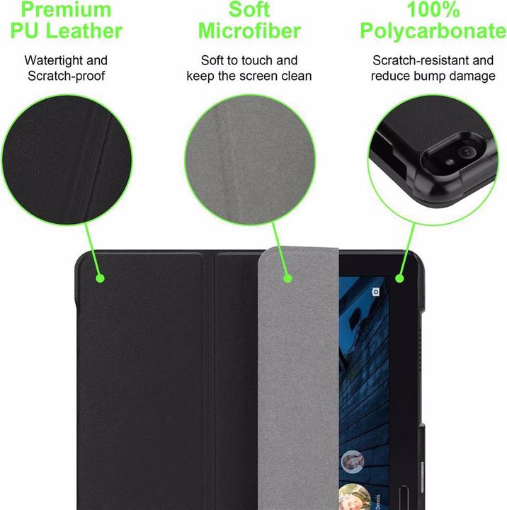 Actual product image Cadorabo Tablet Book Cover (Tab P10)