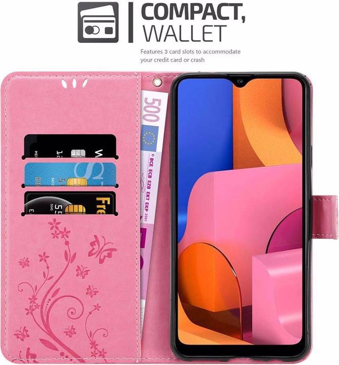 Produktbild Cadorabo Flower Book Cover (Samsung Galaxy A20s)