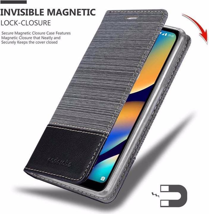 Actual product image Cadorabo Book Jeans Optics Cover (Wiko View 3 Lite)