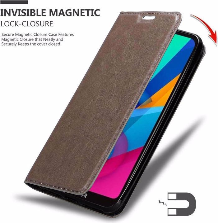 Productafbeelding Cadorabo Boek Onzichtbare Magneethoes (Huawei Y5 (2019), Honor 8s)